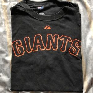 Majestic. Willie Mays tee